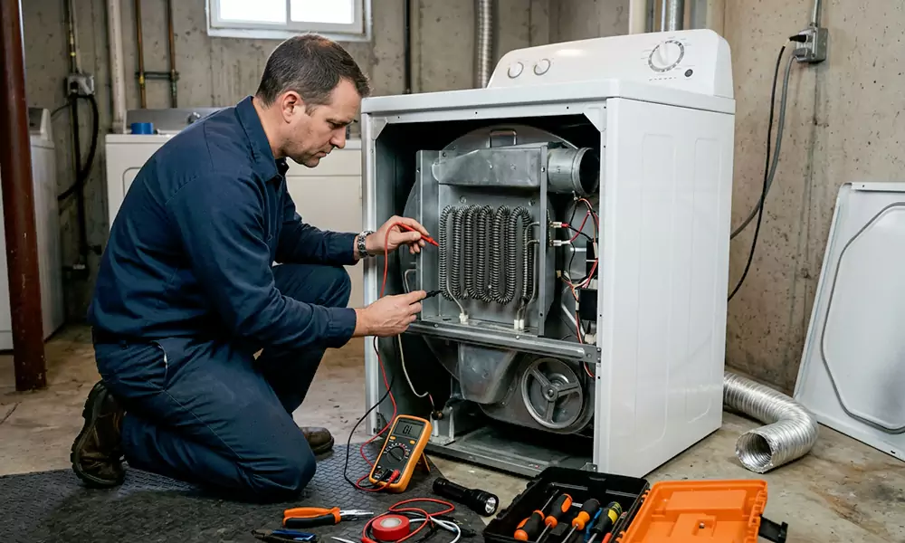 Dryer Not Heating Repair in Islip, NY