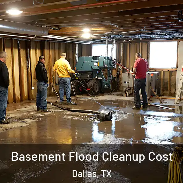  Basement Flood Cleanup Cost Dallas, TX