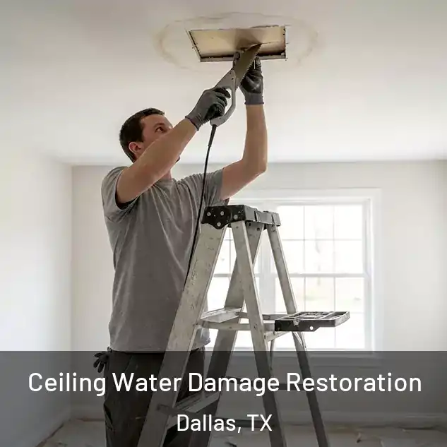  Ceiling Water Damage Restoration Dallas, TX