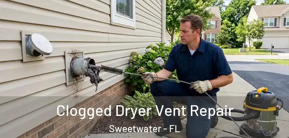  Clogged Dryer Vent Repair Sweetwater - FL