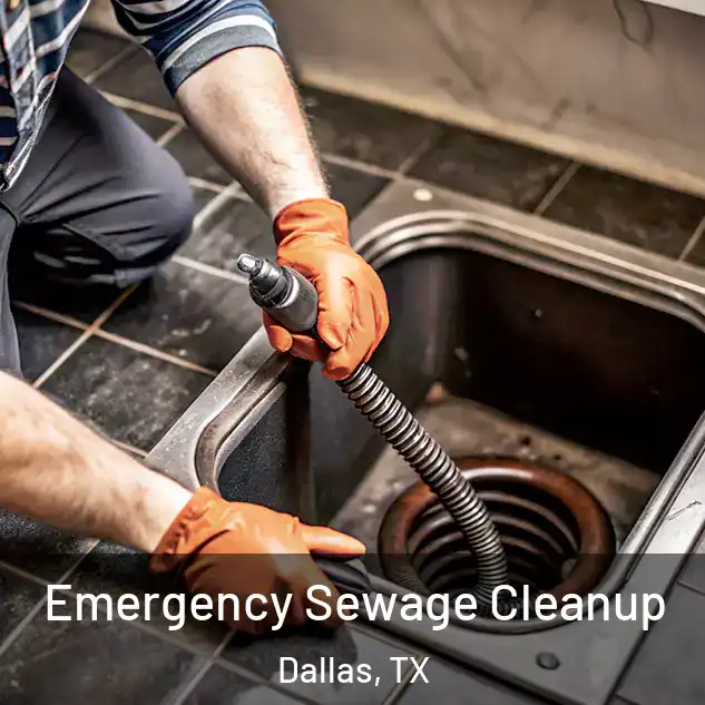  Emergency Sewage Cleanup Dallas, TX