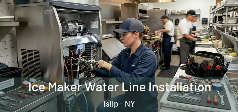  Ice Maker Water Line Installation Islip - NY