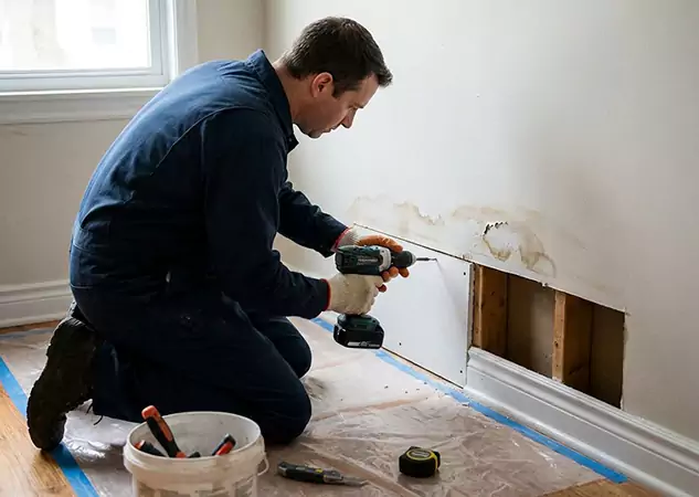 Wall Cavity Drying Solutions for Water-Damaged Walls in Dallas, TX