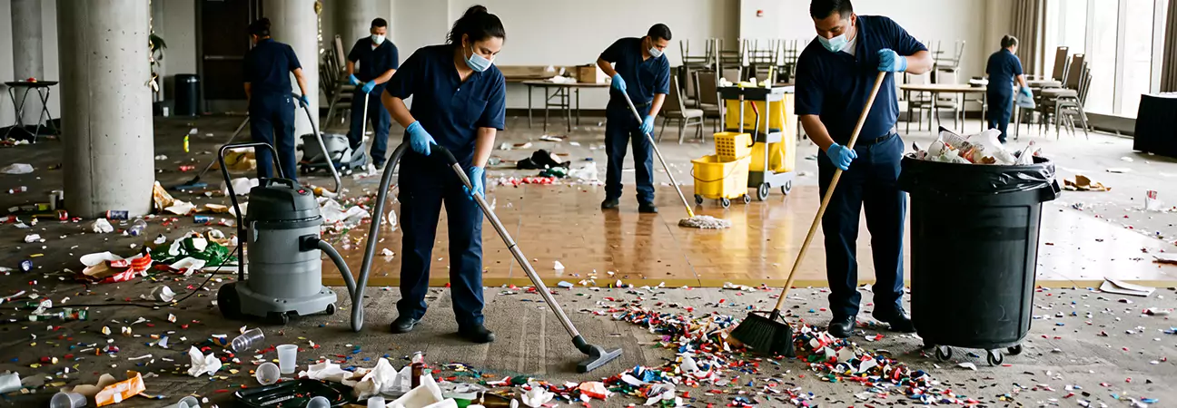 After the Event Cleaning Service in UAE