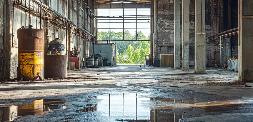 Industrial Warehouse Water Damage Restoration