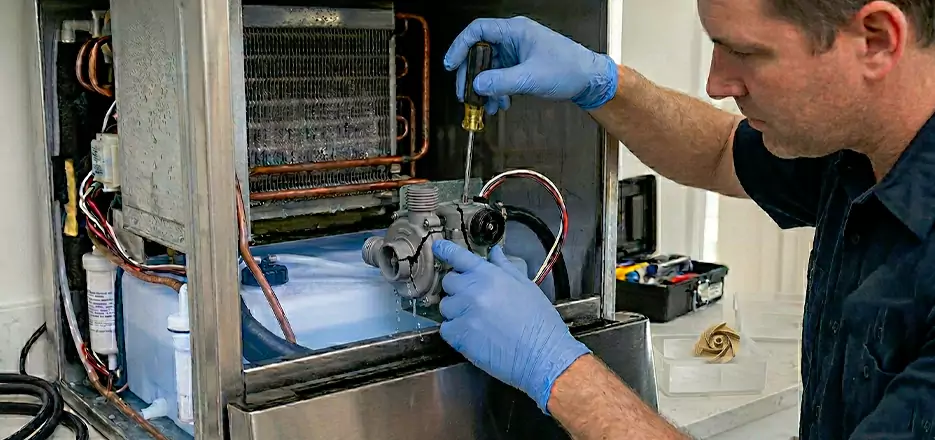 Commercial Ice Maker Water Pump Repair in Islip