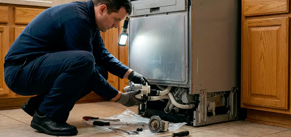 Dishwasher Drain Hose Repair in Islip