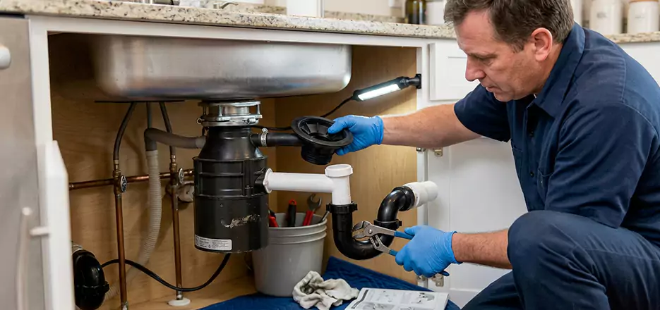 Garbage Disposal Splash Guard and Trap Installation in Islip