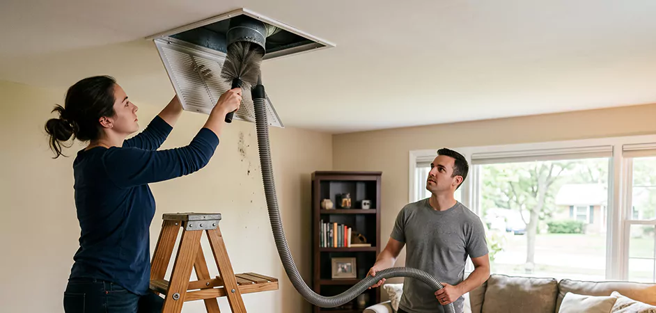 Roof and Wall Exhaust Cap Cleaning in Sweetwater