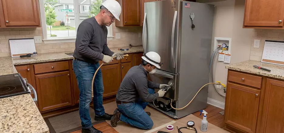 Propane Refrigerator Installation in Islip