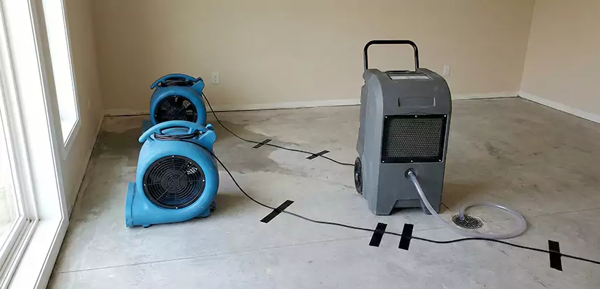Residential Wall Moisture Drying