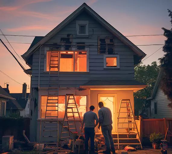 >Fire Damage Restoration in Dallas