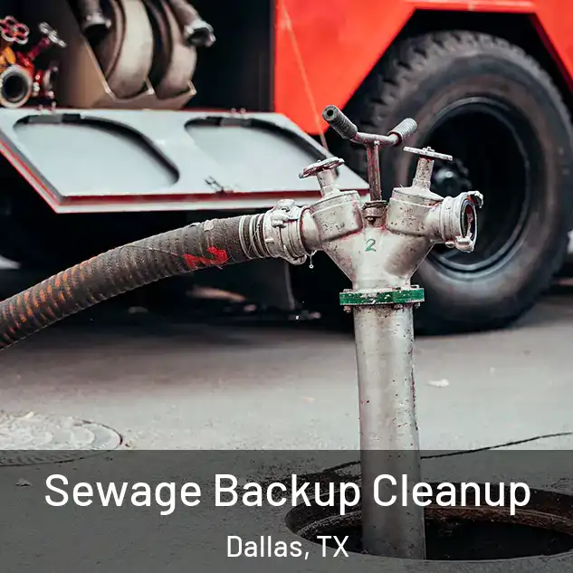  Sewage Backup Cleanup Dallas, TX