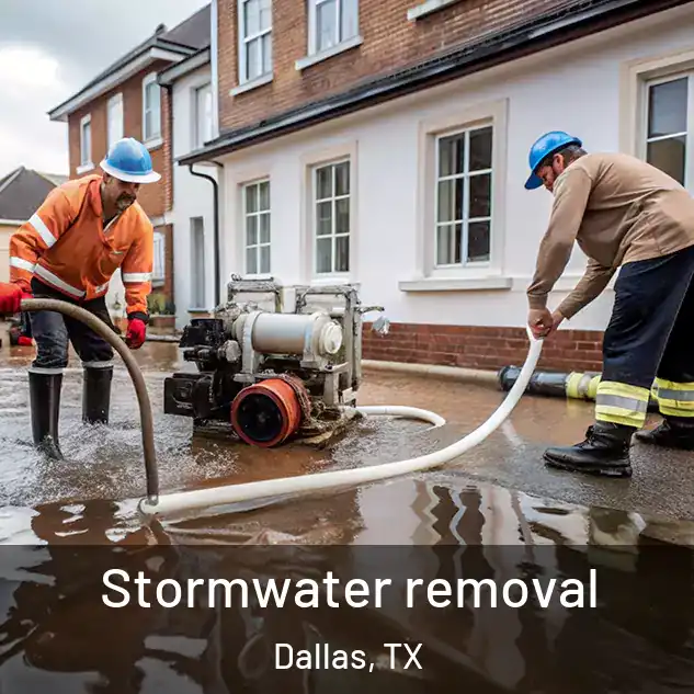  Stormwater removal Dallas, TX