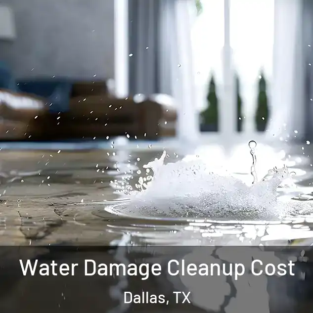  Water Damage Cleanup Cost Dallas, TX