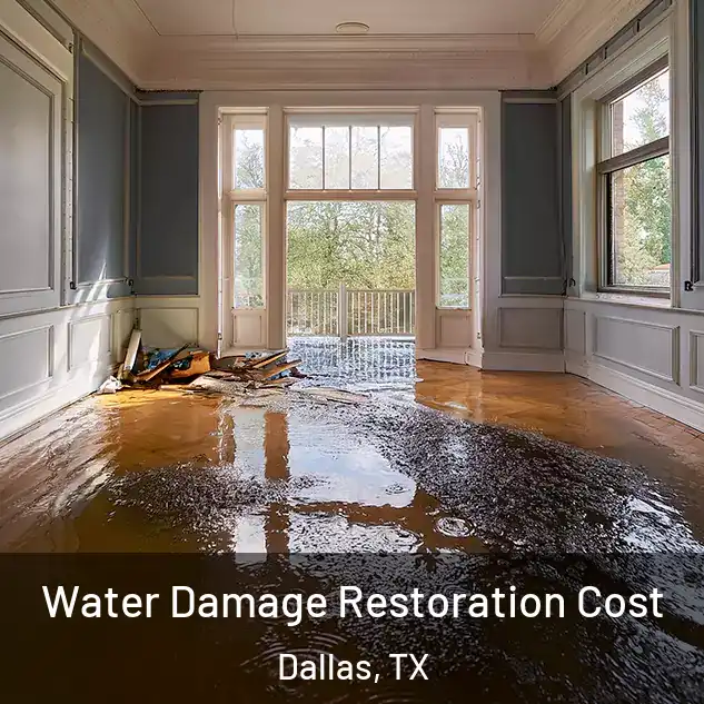  Water Damage Restoration Cost Dallas, TX