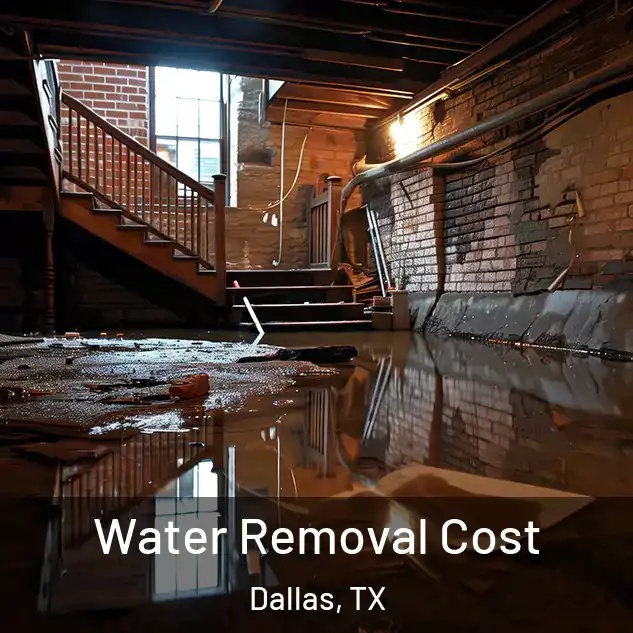  Water Removal Cost Dallas, TX