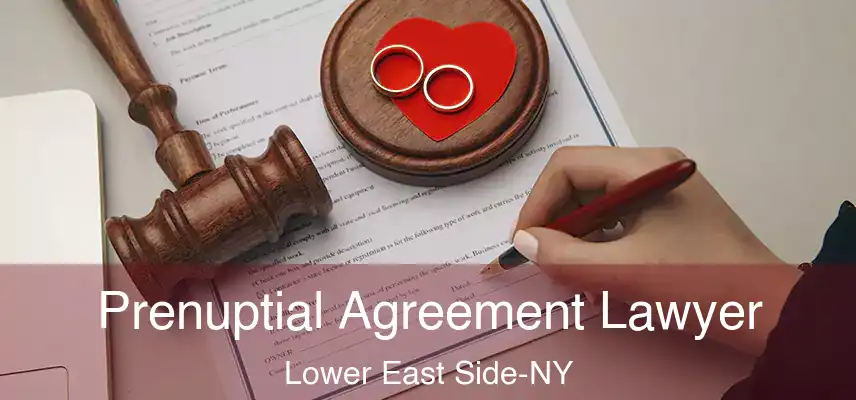 Prenuptial Agreement Lawyer Lower East Side-NY