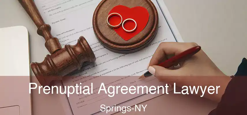 Prenuptial Agreement Lawyer Springs-NY